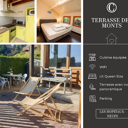 Terrasse Des Monts - Duplex Independant De Charme Leilighet Les Hopitaux-Neufs Eksteriør bilde